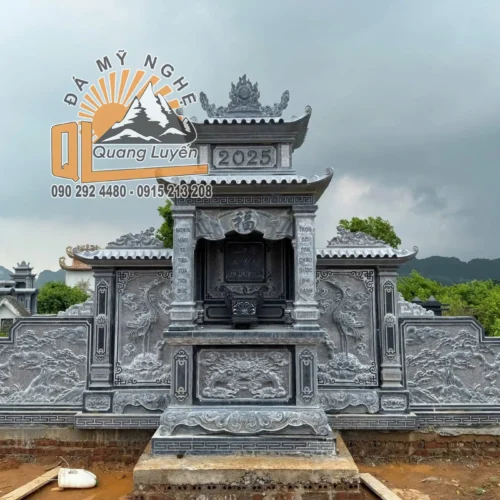 Lăng thờ cánh 2 mái đẹp -  QLC02