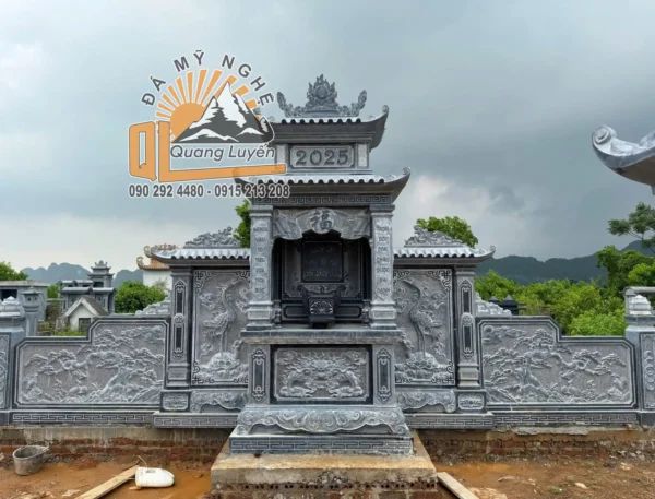 Lăng thờ cánh 2 mái đẹp -  QLC02