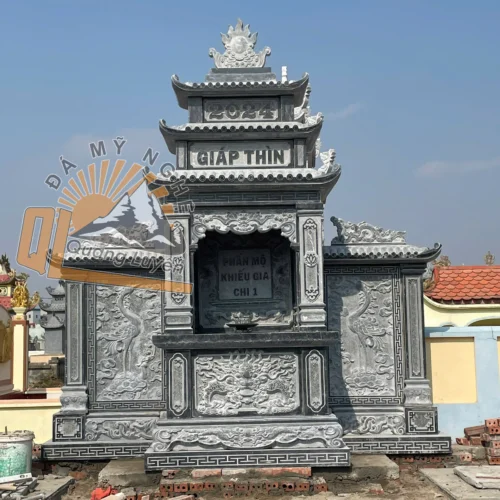Lăng thờ cánh 3 mái đẹp -  QLC01