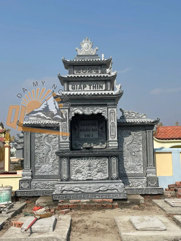Lăng thờ cánh 3 mái đẹp -  QLC01