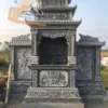 Lăng thờ cánh 3 mái đẹp -  QLC01