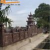 Khuôn viên đá đỏ nhà anh Nghị tại Hoằng Hóa Thanh Hóa