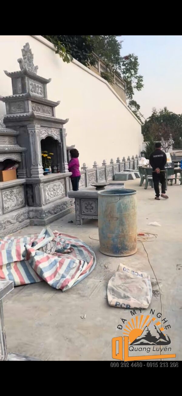 Khuôn viên nhà bác Hà lắp đặt ở Lạng Sơn
