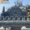 Mẫu tam sơn đá khuôn viên lăng mộ
