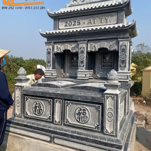 Mộ đá đôi đẹp