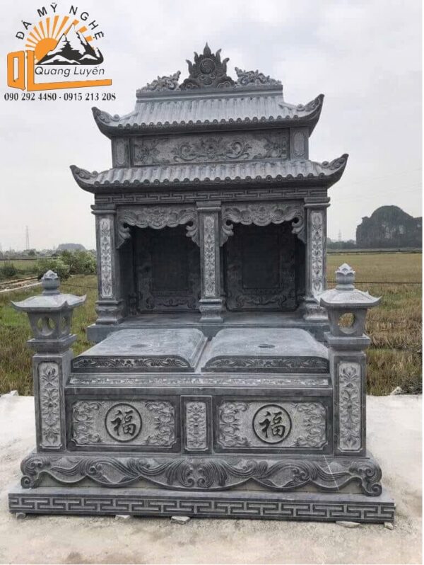 Mộ đá đôi đẹp